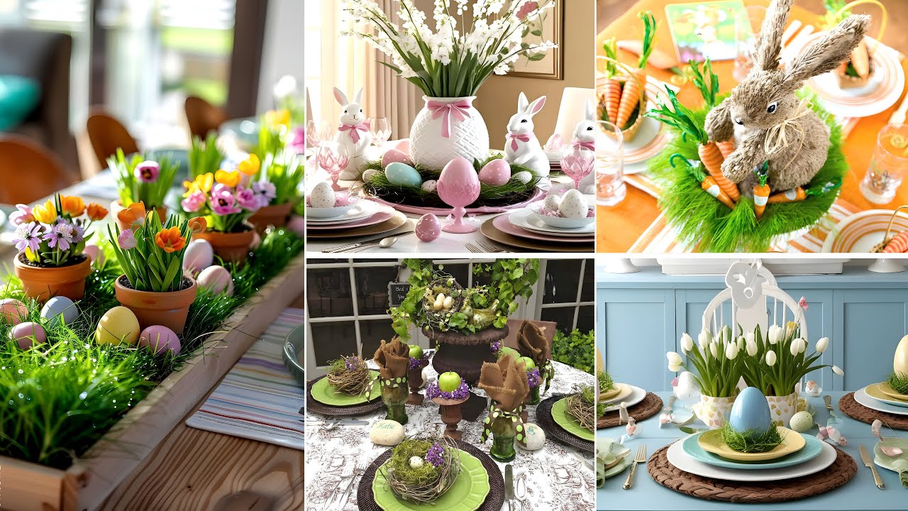 100+ IDEAS FOR EASTER TABLE CENTERPIECES - EASTER DECORATION IDEAS 2026 - EASTER DECOR TRENDS 2026