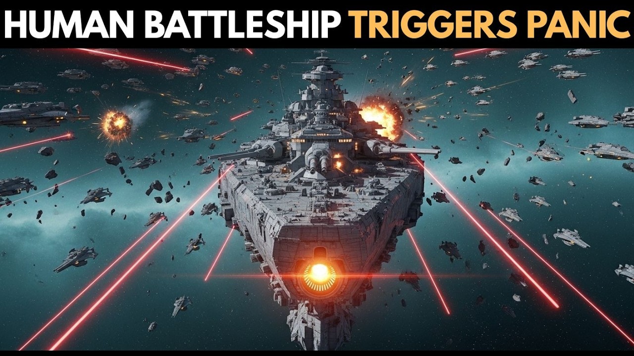 The Galactic Empire Panicked When They Detected a Human Battleship | SciFiStory