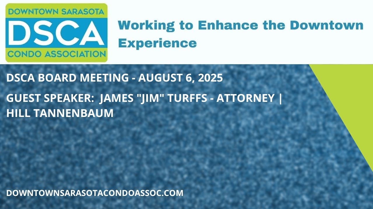 DSCA BOARD MEEETING 20250806