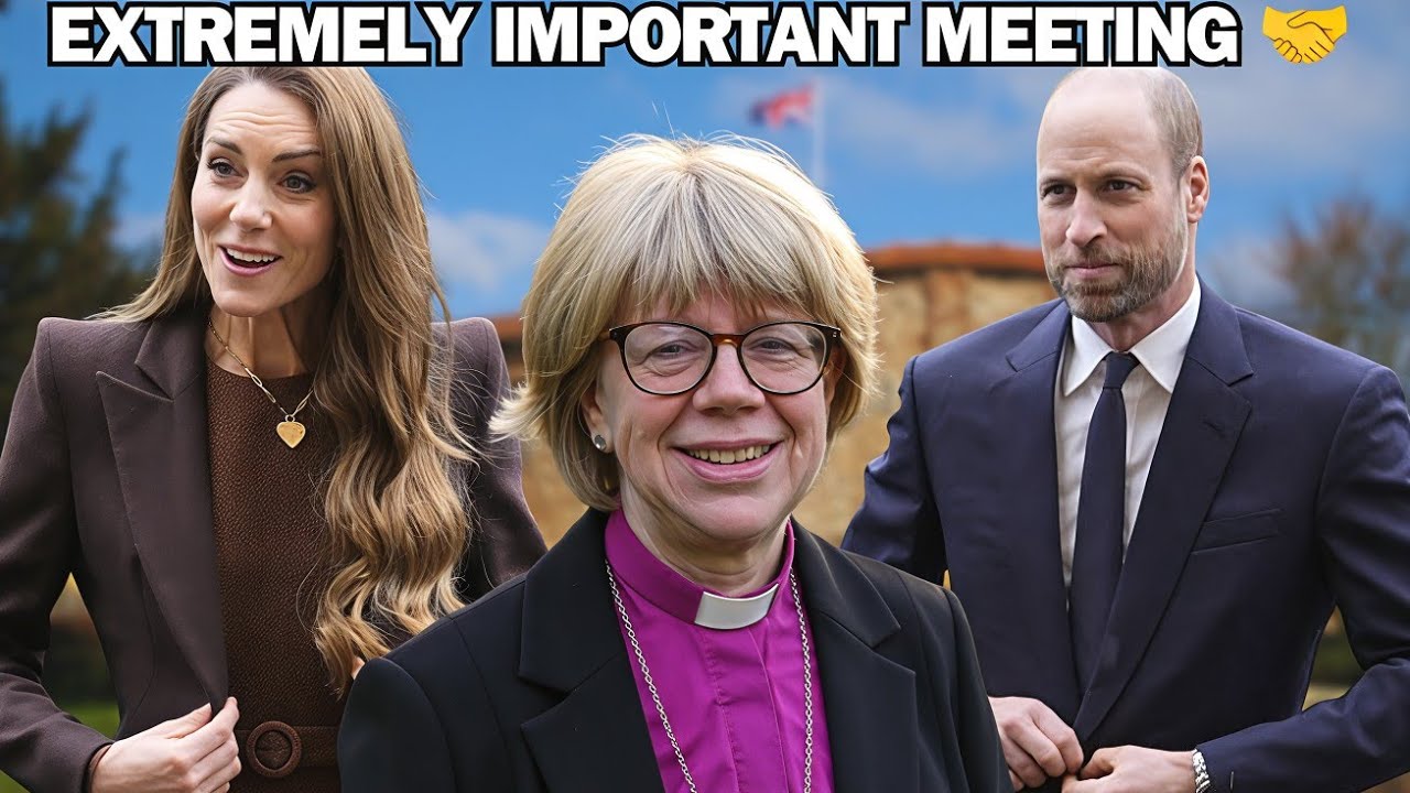 Принц и принцесса Уэльские встретились с первой женщиной-архиепископом в Ламбетском дворце.