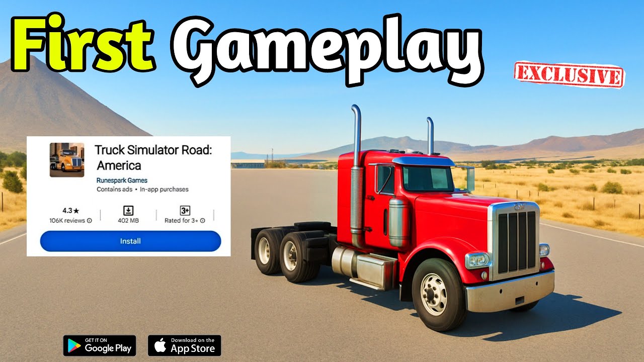 Truck Simulator Road America | Beta Release⛽ First Look Gameplay🎉
