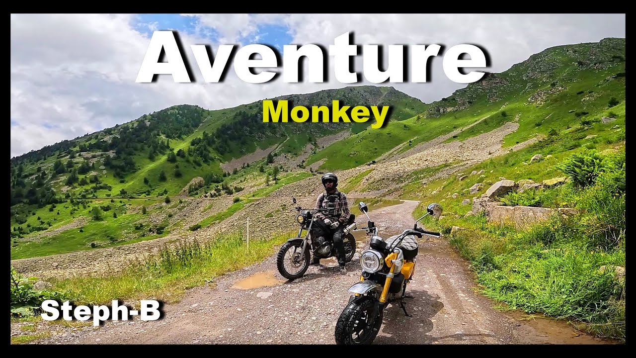 [Honda Monkey] La Haute Route du Sel, de tende au refuge don barbera 280km #honda #monkey