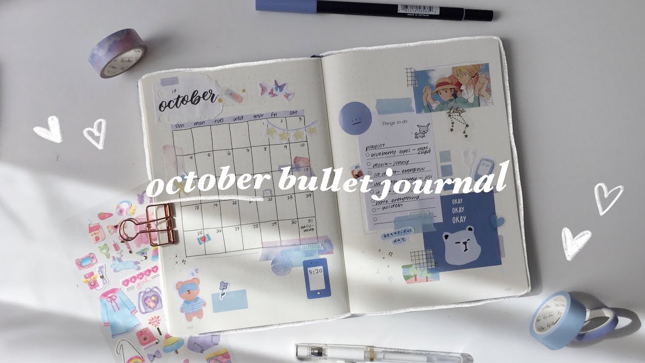 october 2020 bullet journal 🎐 | plan with me