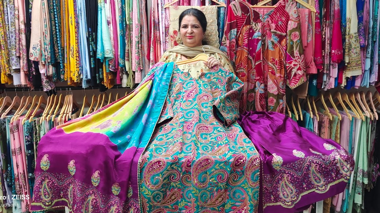 Beautiful Embroidered Suits with Some Awesome Twist Bottom and Dupatta ♥️.....(1/11/24)