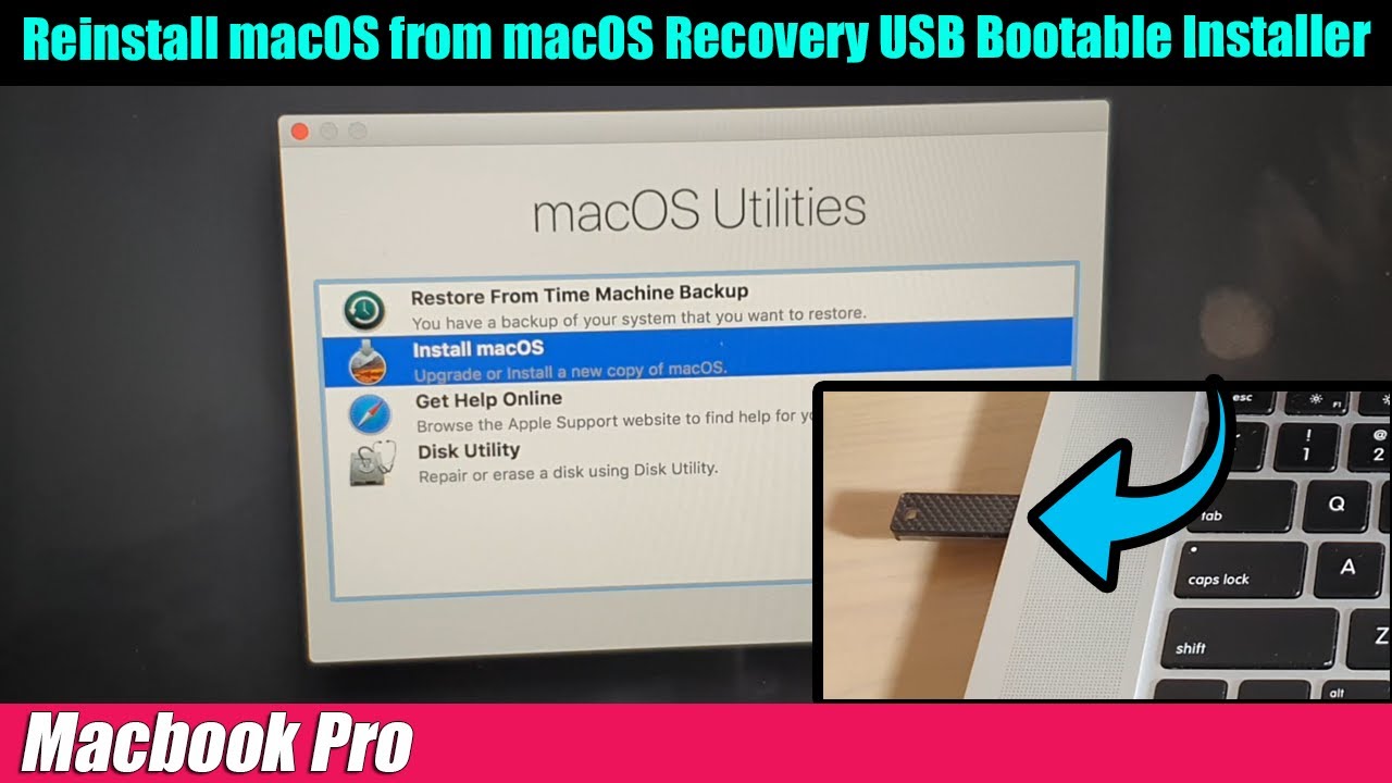 Macbook Pro: как переустановить macOS с помощью загрузочного установщика macOS Recovery USB
