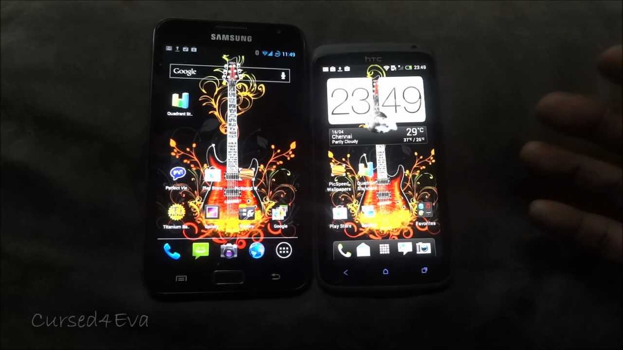 (HD) HTC One X vs Galaxy Note - Part 2  - Cursed4Eva
