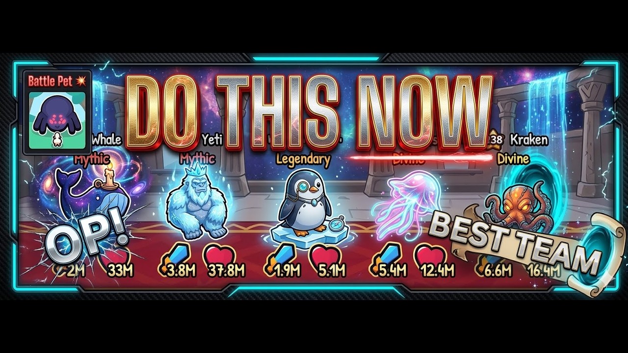 BEST TEAMS! BATTLE PETS (OP GUIDE!) Roblox
