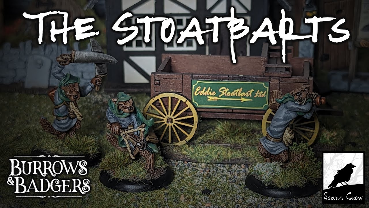 The Stoatbarts - A Burrows and Badgers Haulage Company - Building and Painting The Oathsworn Kit