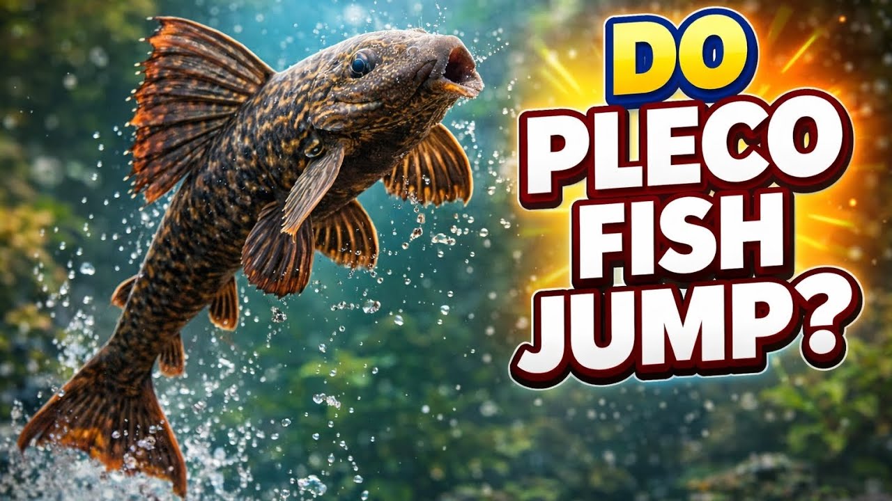 Do Pleco Fish Jump ??? 😱 Must Watch Video | Sucker mouth Cat Fish 