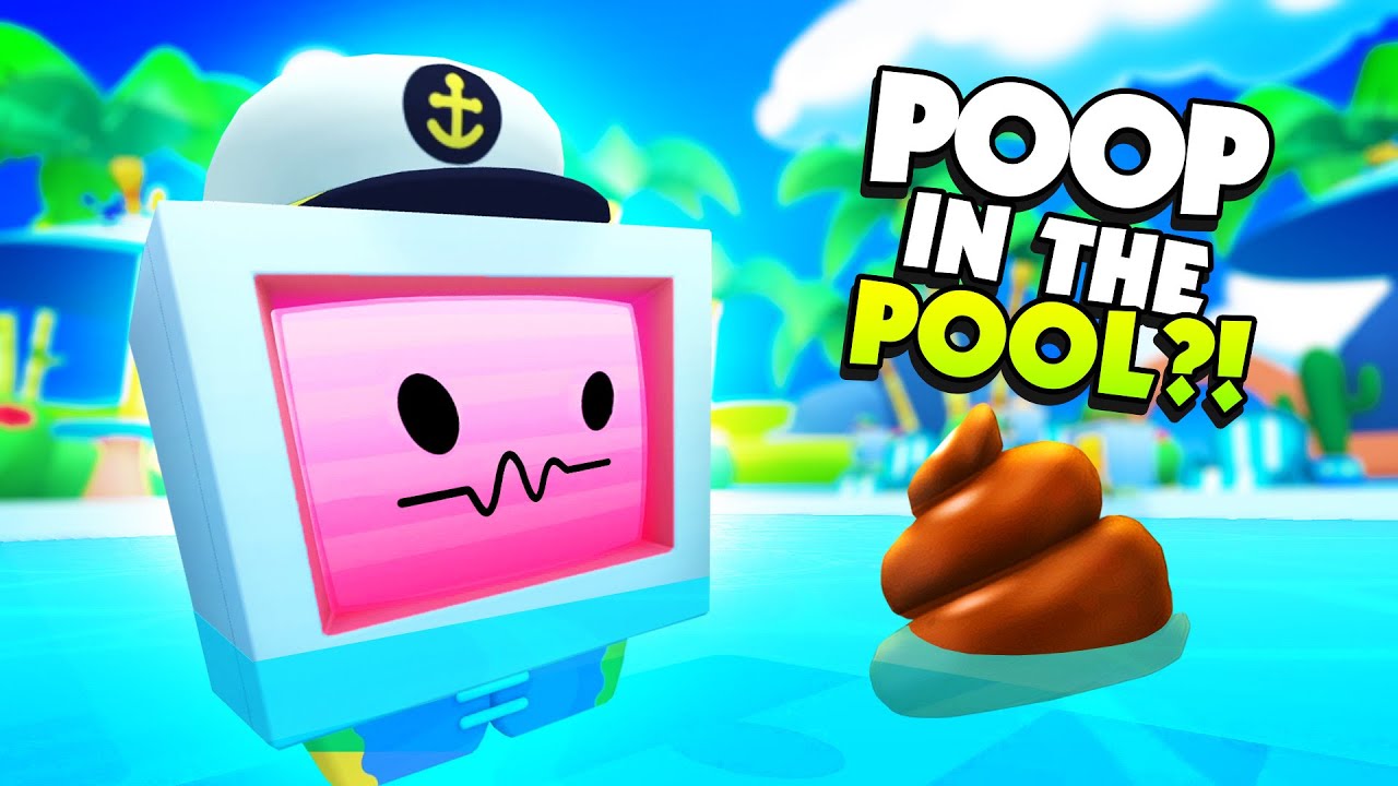 ROBOTS Vacation is Ruined When There's POOP In The POOL! - Vacation Sim