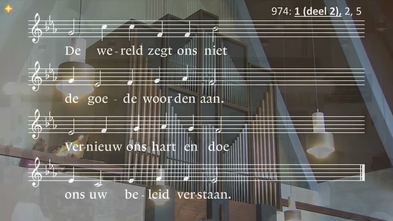 Lied 974, Maak ons uw liefde, God, tot opmaat