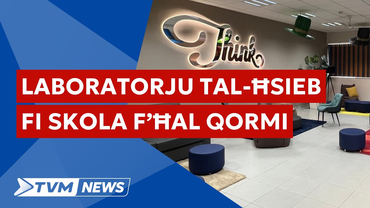 Skola medja f'Ħal Qormi bl-ewwel laboratorju tal-ħsieb fi skola