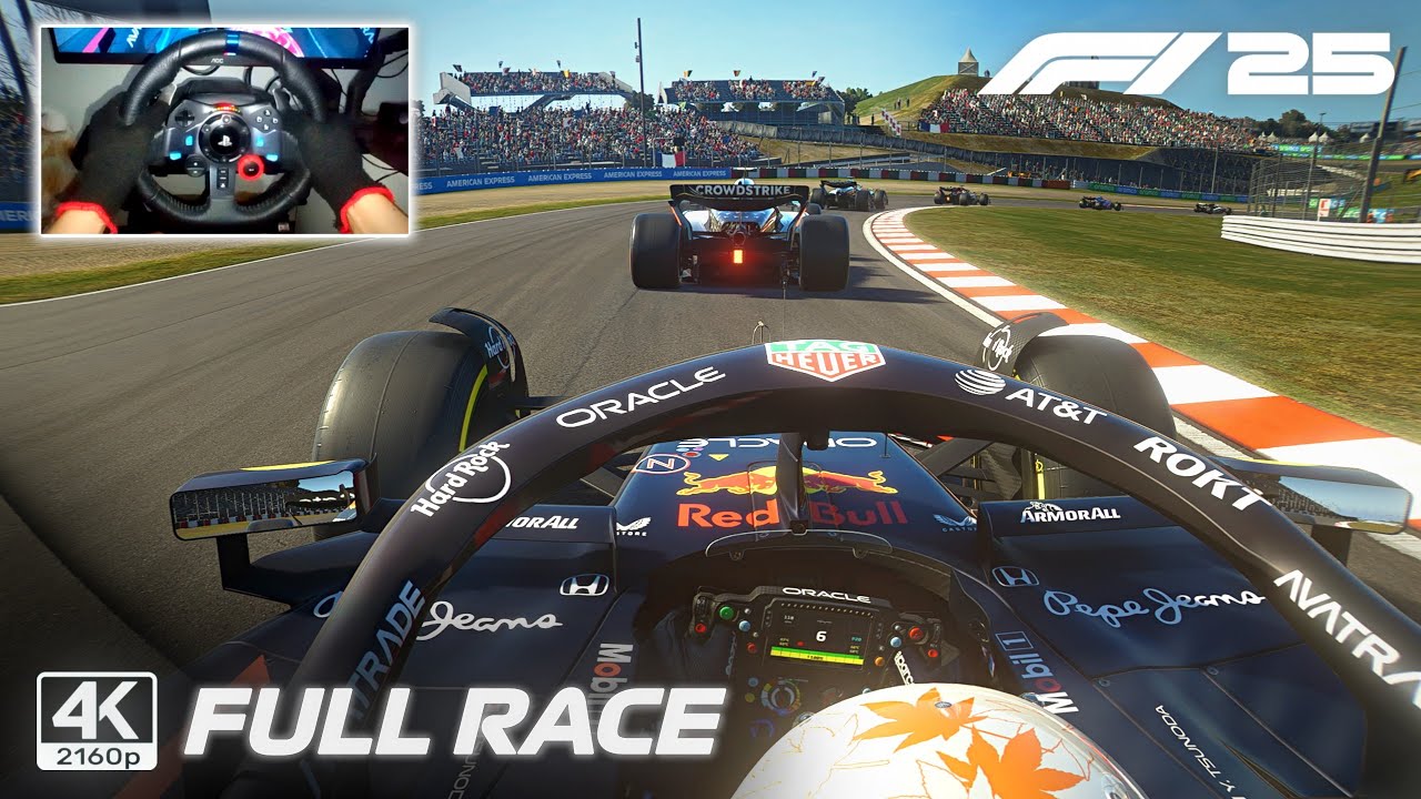 F1 25 Ultra Realistic Gameplay by Yuki Tsunoda – Full Race 2025 Japanese GP | G29 Steering Wheel