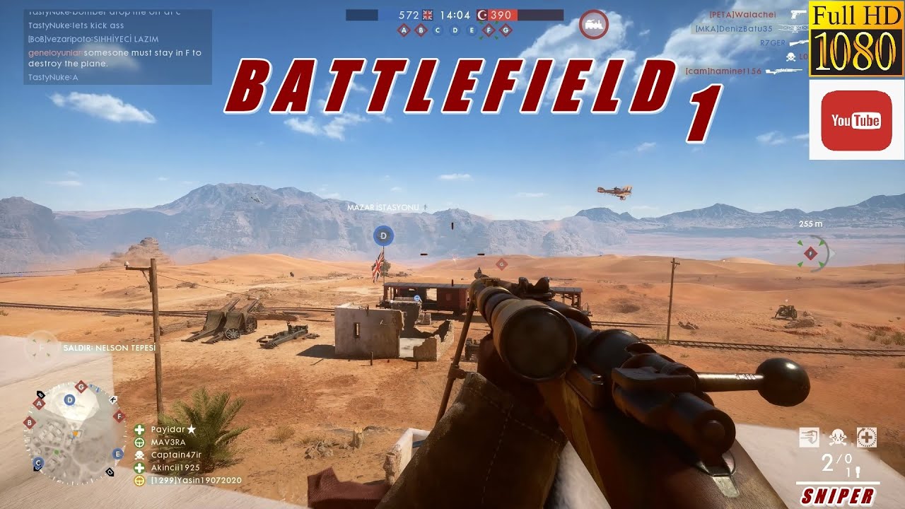 Türk Nişancı Battlefield 1 Türkçe