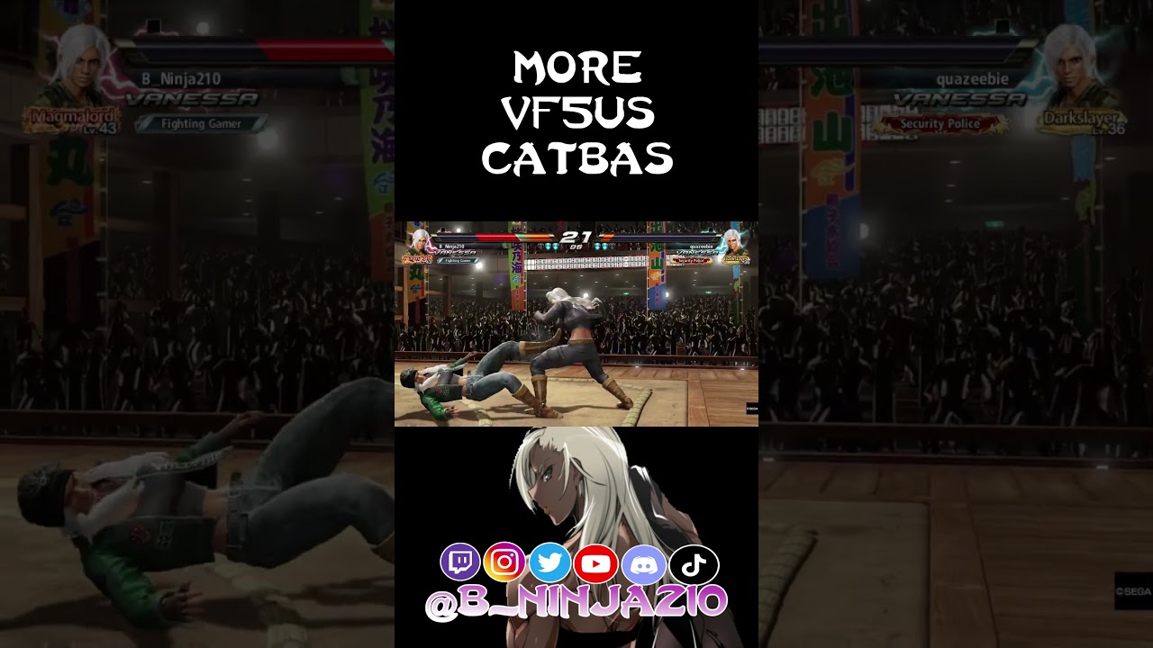 More VF5US CATBAS #VanessaLewis #VF5US #Shorts