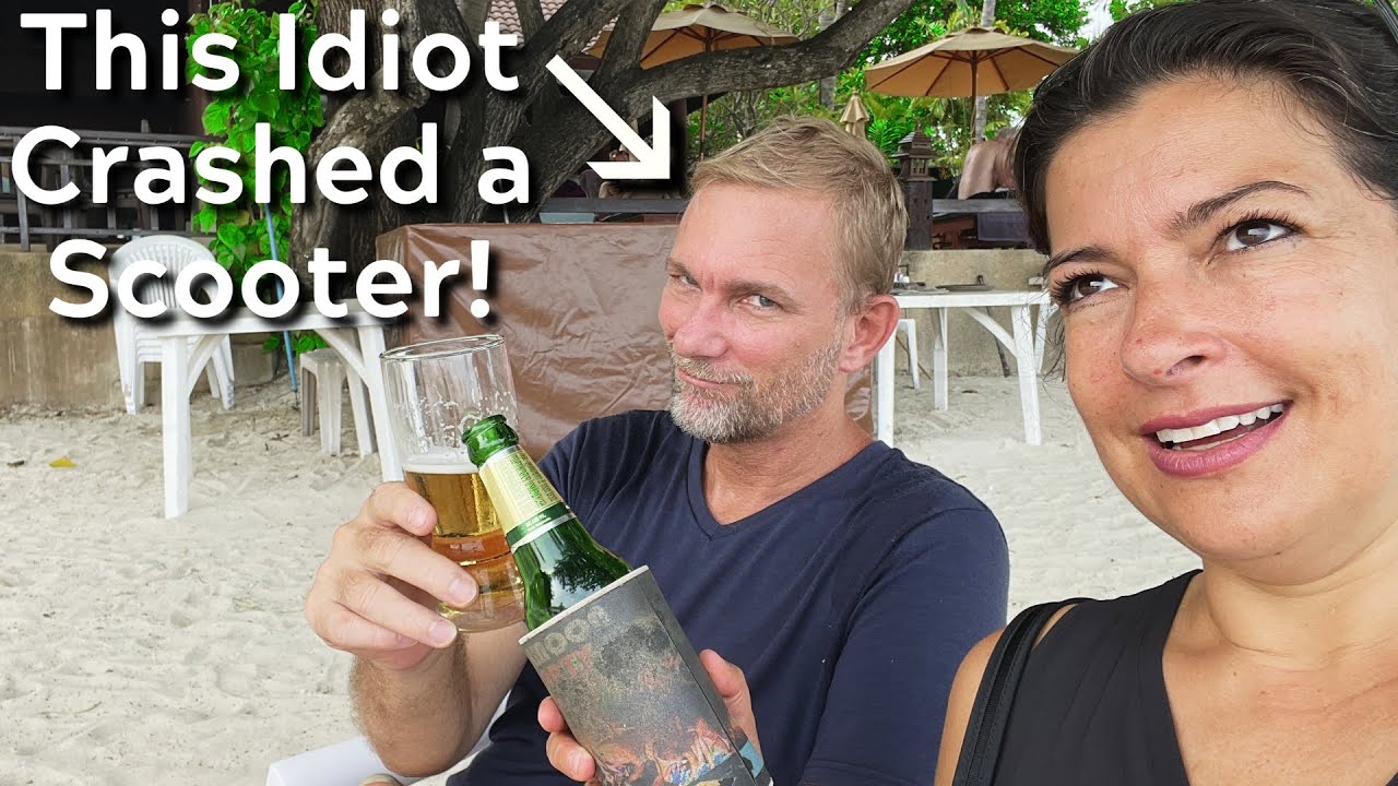 Koh Samui - SCOOTER CRASH & First Impressions Chaweng Koh Samui Thailand
