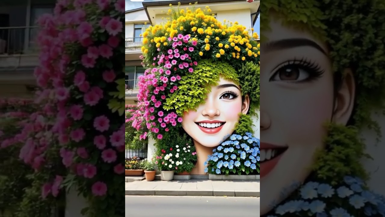 Unreal Flower Face Wall! 🌸🔥