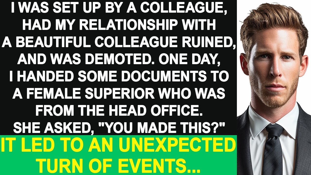 I was set up by a colleague, had my relationship ruined. But my documents led to unexpected twists.