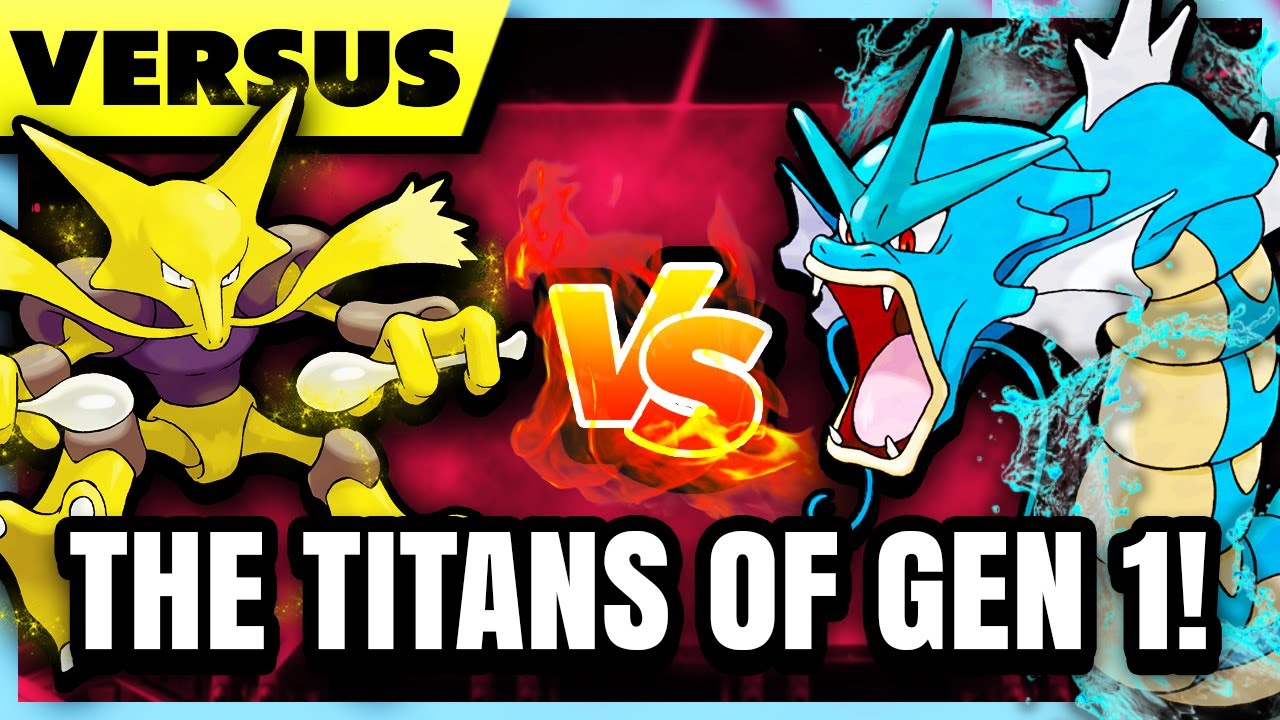 Alakazam vs Gyarados - Who is REALLY Gen 1's Best?