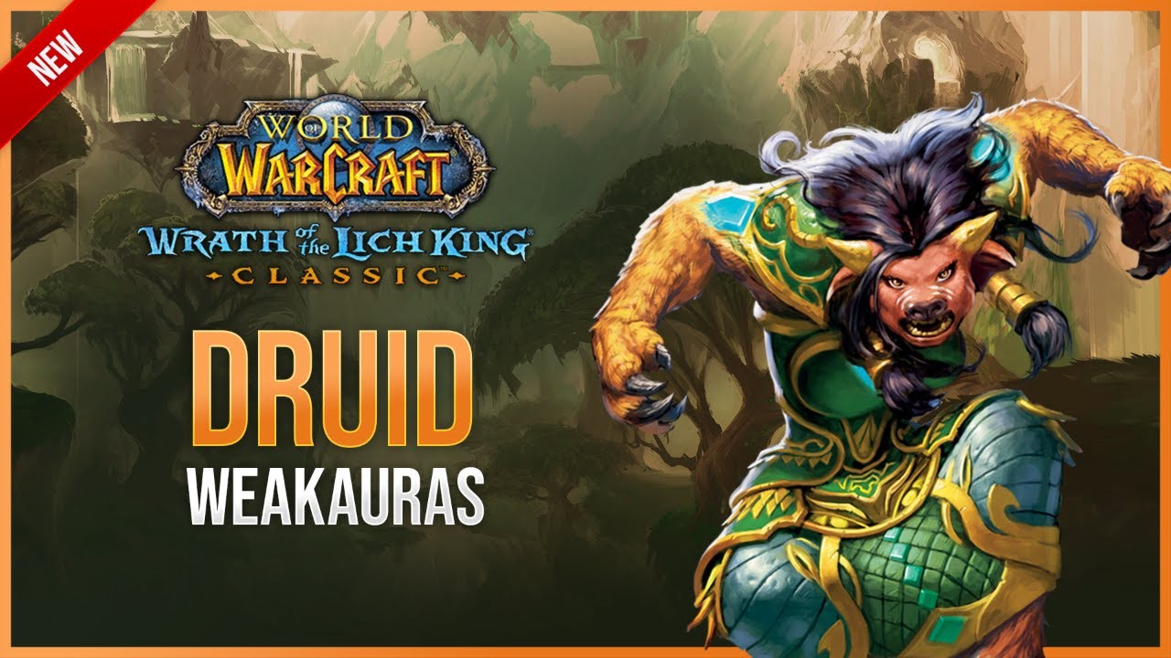 Друид WeakAuras - Wrath of the Lich King Classic - Полностью настраиваемый дизайн