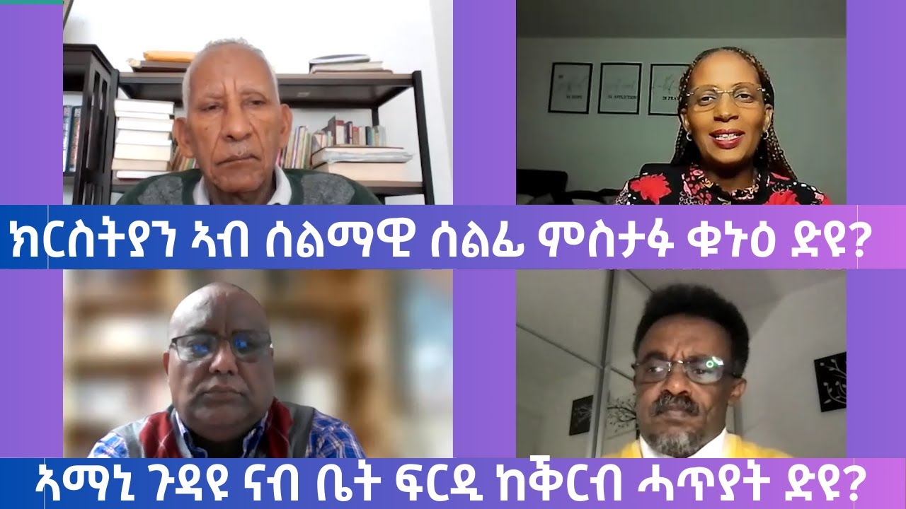 ቤተክርስትያንን ማሕበራዊ ፍትሕን እንታይን ክመስል ኣለዎ?  ኣብ ሰላማዊ ሰልፊ ምውሳእ ሓጥያት ድዩ፧ ኣማኒ ጉዳዩ ናብ ቤት ፍርዲ ከይዱ ከቕርቦ ግቡእ ድዩ?