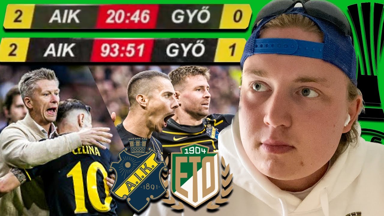 Besviken efter VINST i Conference League... - AIK vs Györ