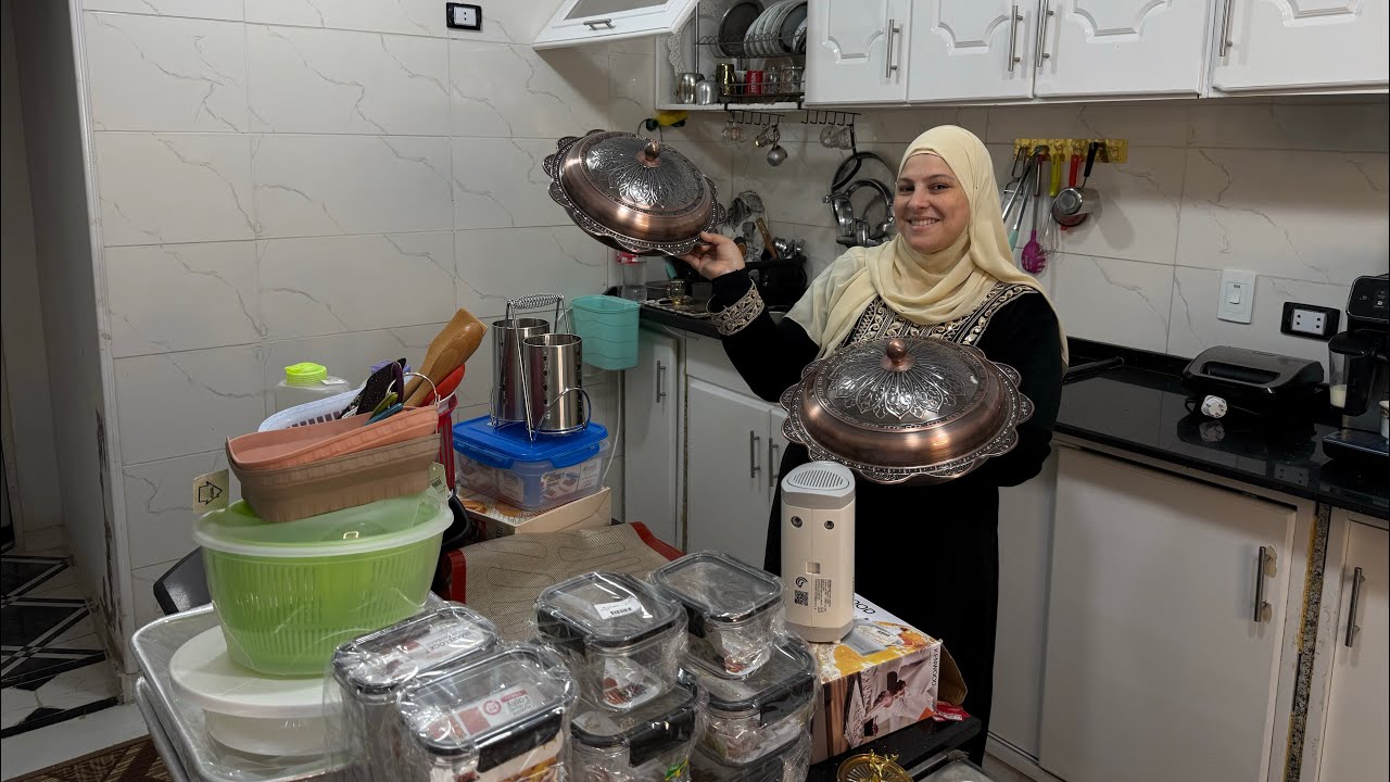 جهزت مطبخي لأستقبال رمضان 🌘 مشتريات جديده للمطبخ  وبالاسعار 🤭خلصت كل فلوسي 😂