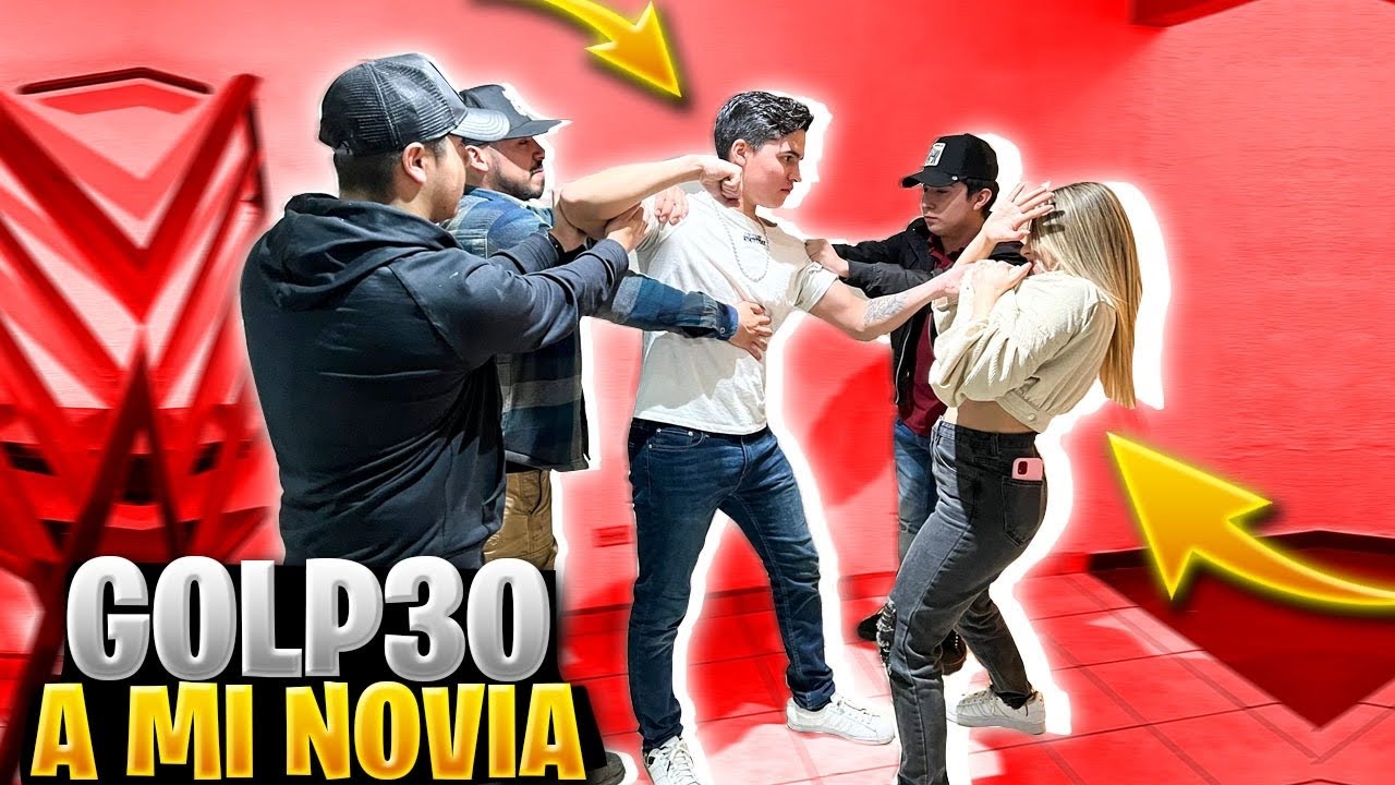 GOLP30 A MI NOVIA EN FRENTE DE MIS AMIGOS *mira su reaccion* | GERABOY