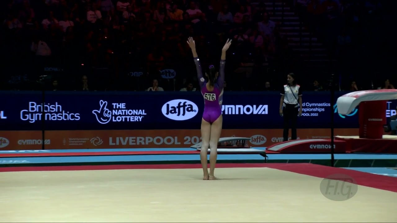 HUANG Yi-Qin (TPE) - 2022 Artistic Worlds, Liverpool (GBR) - Qualifications Floor Exercise