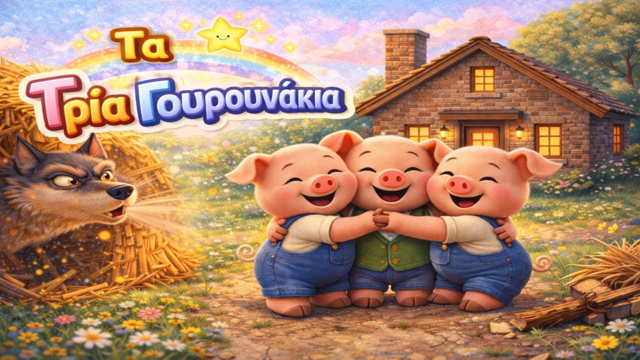 O Λύκος και τα 3 Γουρουνάκια