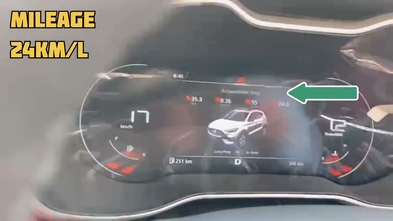 MG Astor | Mileage test on Highway | Lit results #mgastor2021 #astor #mgmotorindia #mg #mileage_test