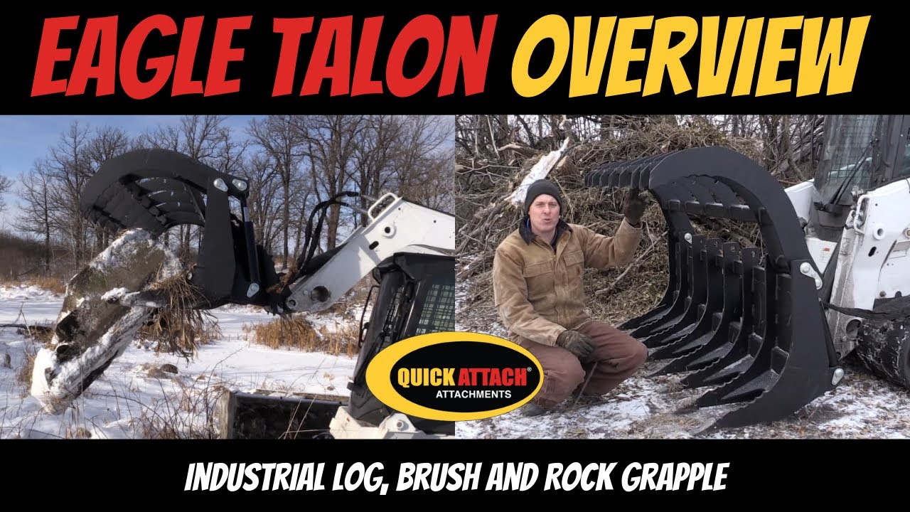 Eagle Talon - Log, Brush, and Rock Grapple for skid steer overview