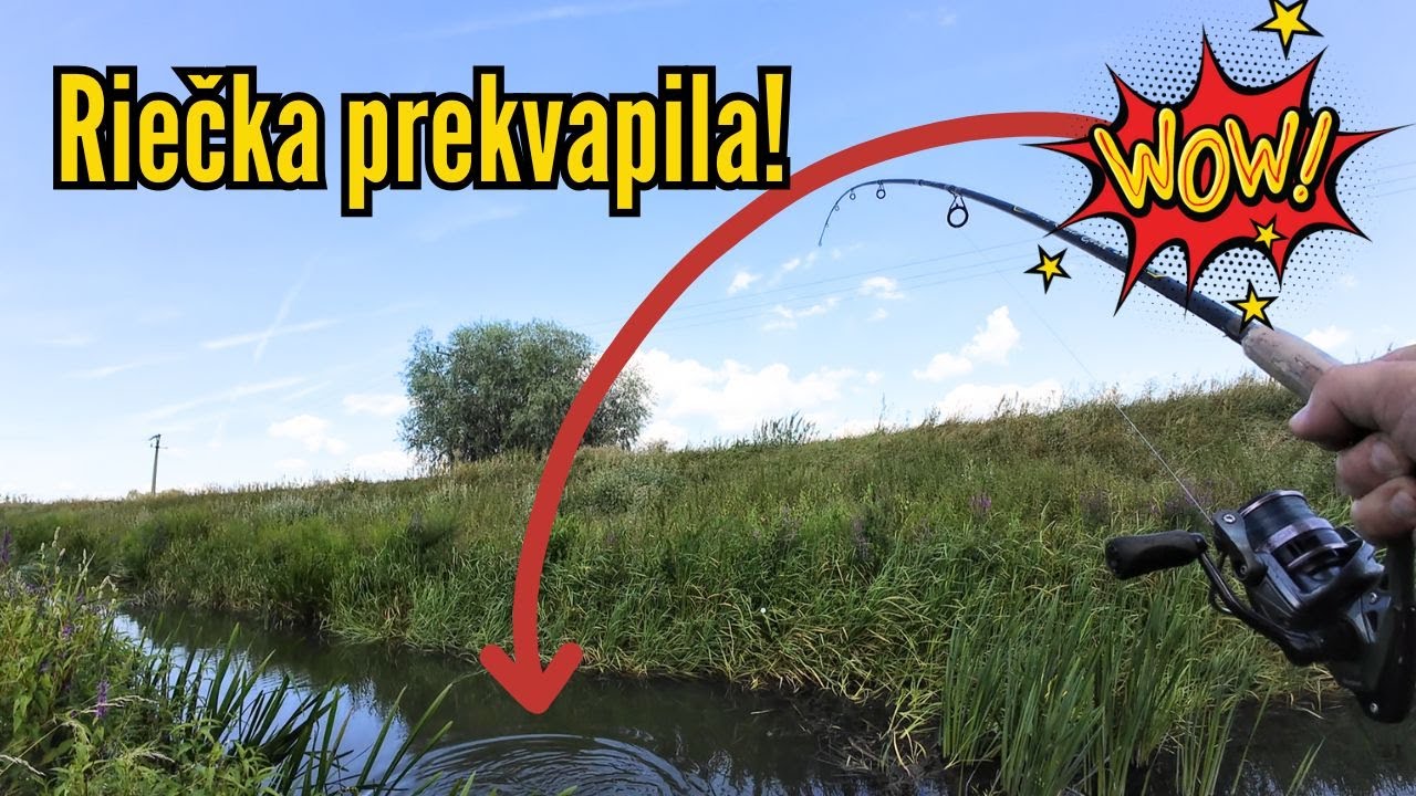 Prívlač na malej rieke - Tu som rybársky vyrastal🥰 Šťuka - Jalec - Rybárske videa