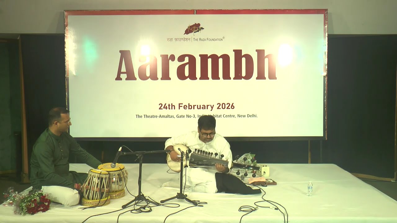 The Raza Foundation | Aarambh XXXIII (33) | Sarod & Hindustani Classical Vocal