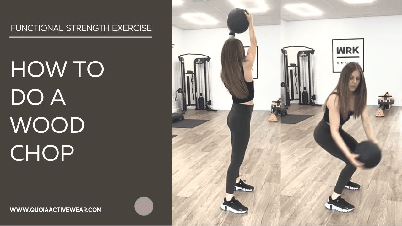 How To Do a Medicine Ball Wood Chop Exercise