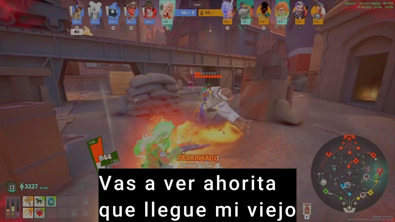 Le deje todas las bajas que pude a Drifter Silver Gameplay Deadlock