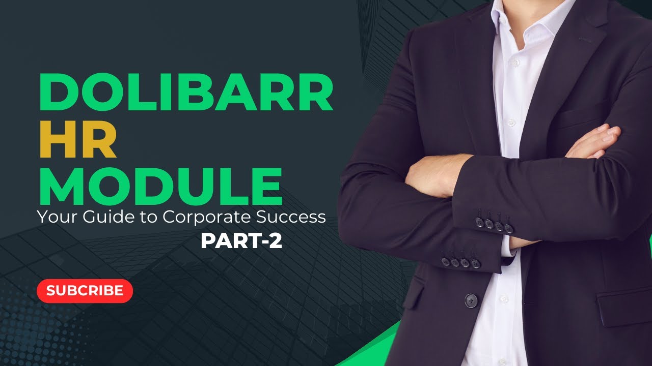 Part-2 | Dolibarr - HR Module Tutorial | Complete Guide to Employee & Leave Management