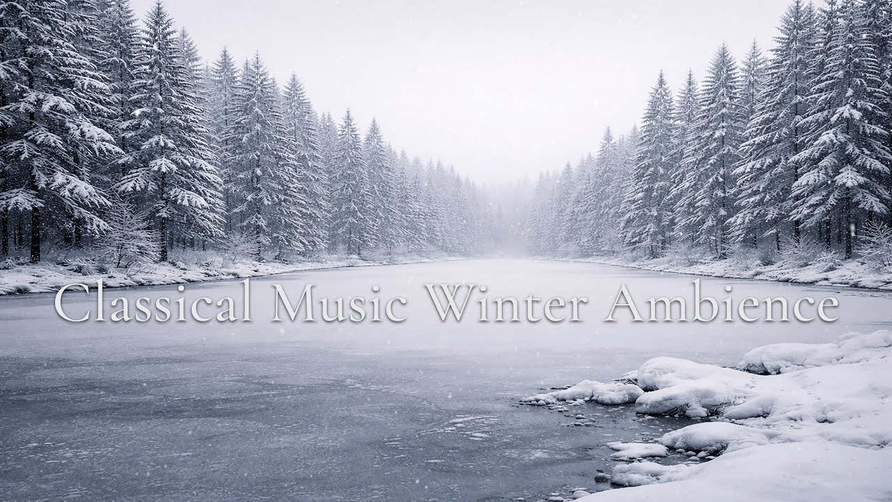 Study & Focus Music ❄️ Calm Piano Winter Ambience for Reading, Work & Relaxation Peaceful Music