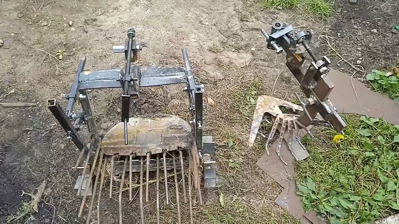 Копаем картофель новым копателем .  Результат , отлично...