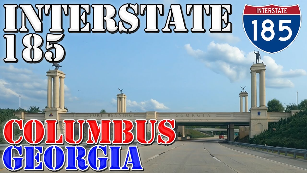 I-185 South - Columbus - Georgia - 4K Highway Drive