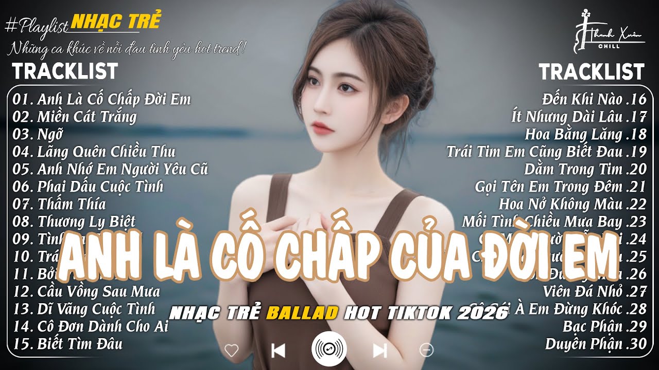 Nhạc Trẻ Ballad Top Xu Hướng 2025🛑Anh Là Cố Chấp Của Đời Em ♫ Top 15 Ca Khúc Về Nỗi Đau Tình Yêu Hot