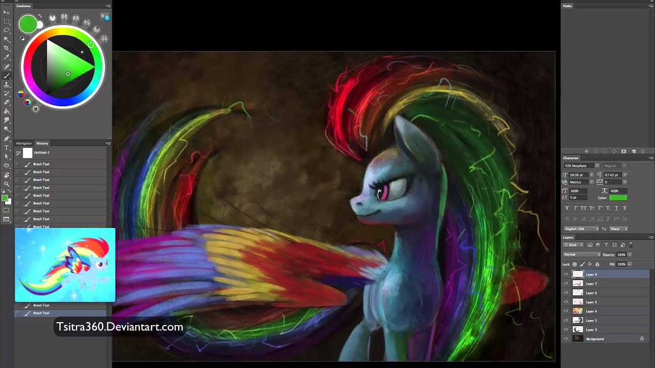 The Spark (Art Timelapse)