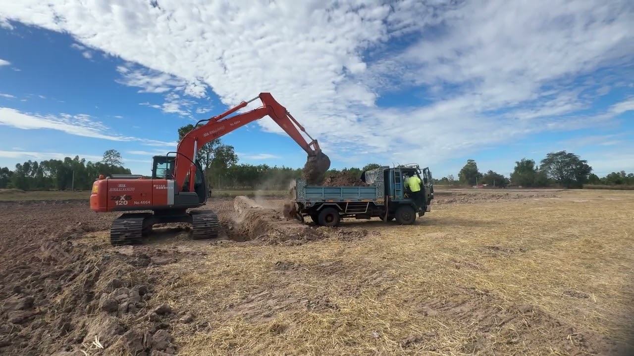 รถใหม่ Hitachi 120-3 ทีมงานป๋าเวช 