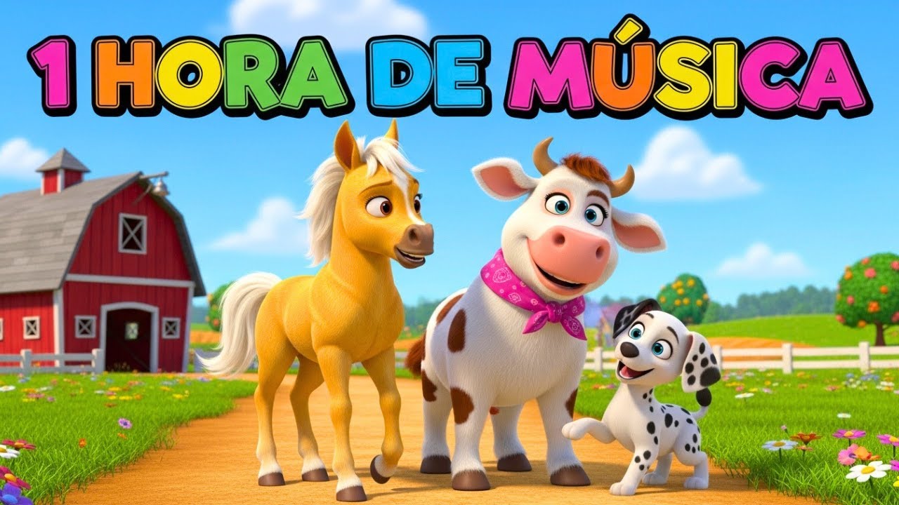 🎵 FAZENDINHA MUSICAL - 1 HORA! 🌟 TODAS AS MÚSICAS INFANTIS COMPLETAS! | Compilado Infantil