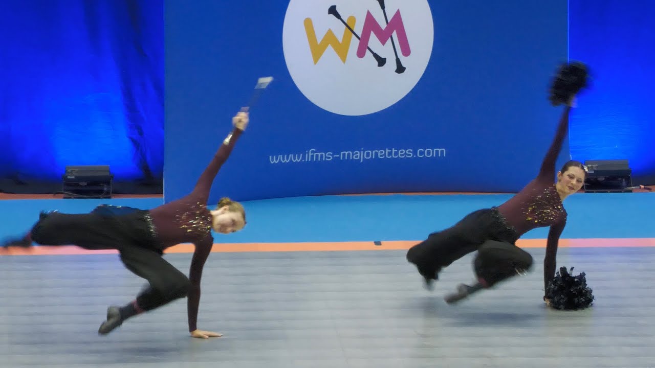 Majorettes *EXCELENT Dolní Benešov* MIX duo / Mažoretky  - Ostrava 2025 WM Championship