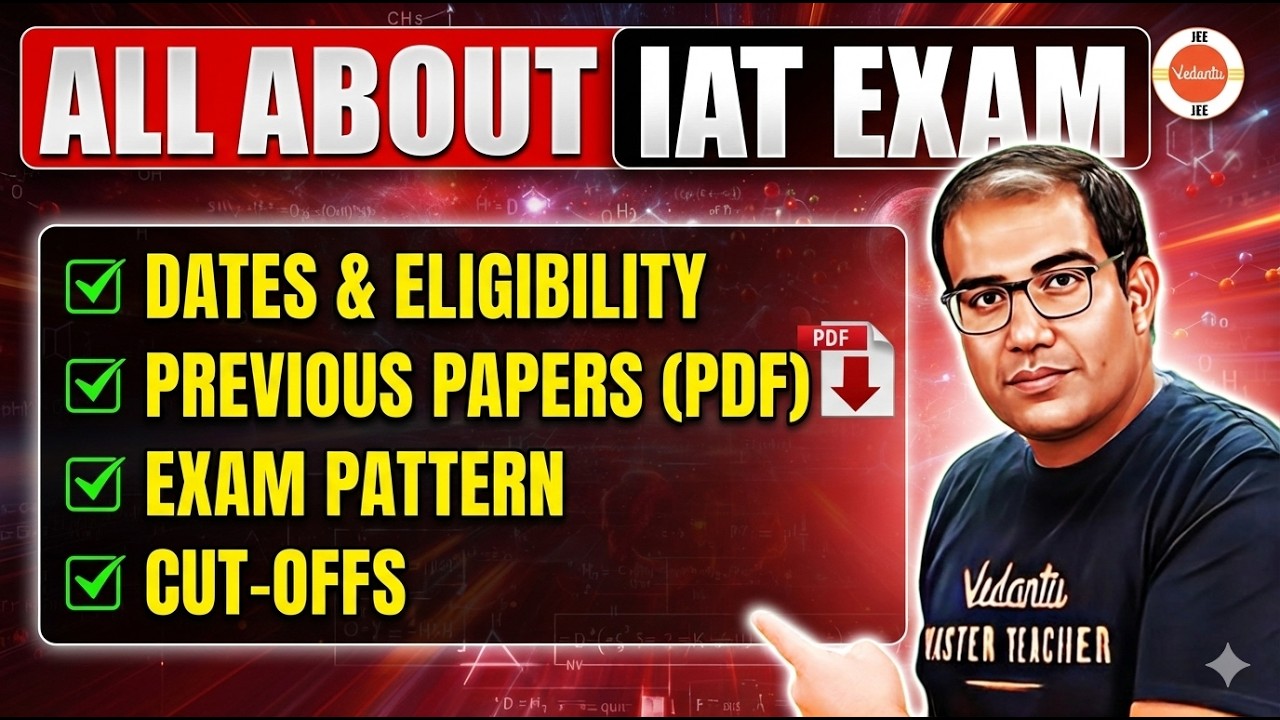 All About IAT 2026 | BTech from TOP IISERs 🎯 | Eligibility | Cutoffs | Dates |  | Vinay Shur Sir