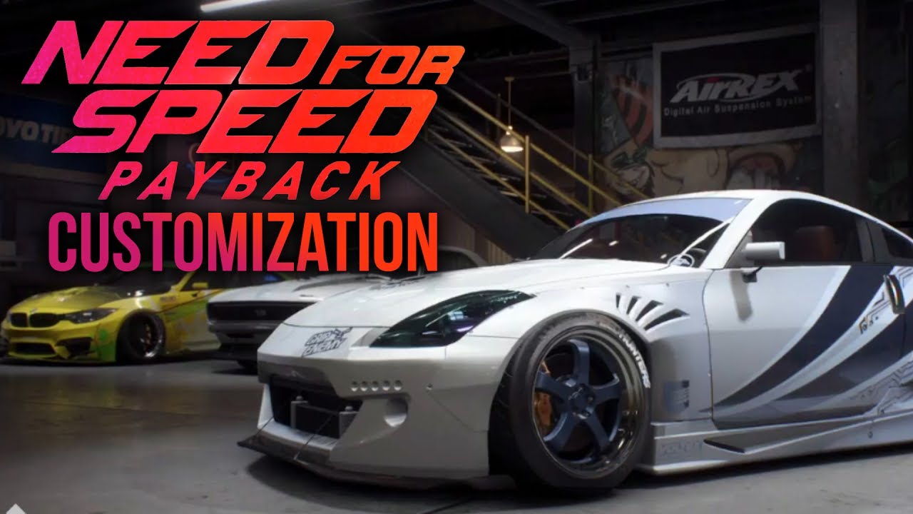 NEED FOR SPEED PAYBACK КАСТОМИЗАЦИЯ (первый взгляд)
