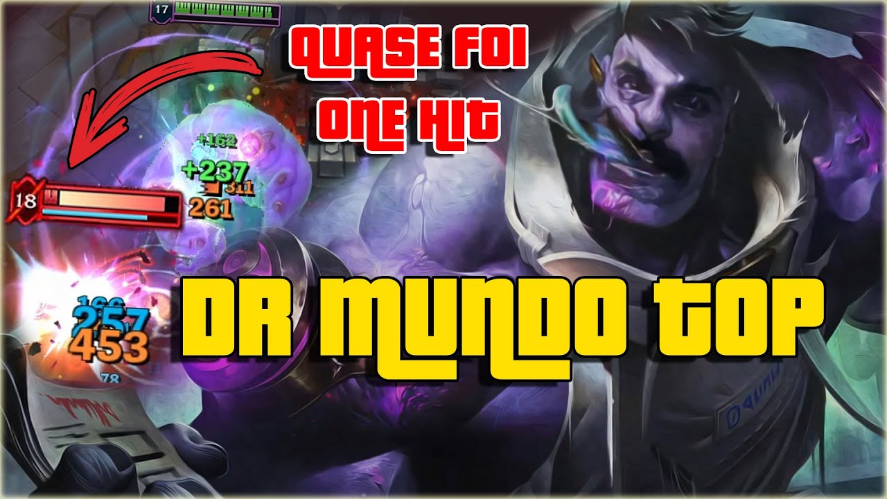 DR MUNDO BUILD QUE SOME COM TORRE E CAMPEÕES KKK