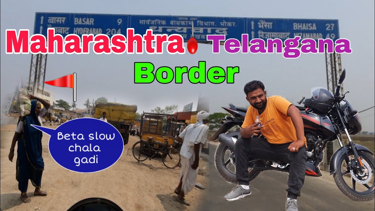 MAHARASHTRA 📍 TELANGANA BORDER 🥰 |DHARMABAD vlog|RIDE WITH PULSER 150