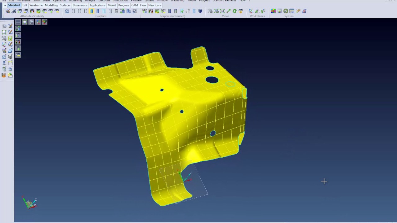 VISI 2017 R2 - Mesh reverse engineering